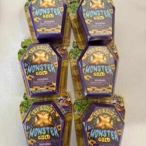Treasure X Monster Gold Mini Monsters with Spider Web Ooze (bundle of 6)